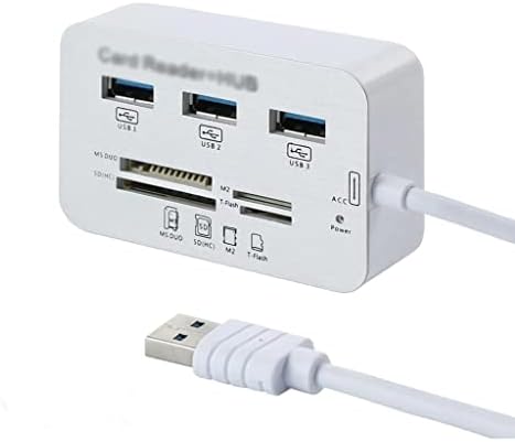 XDSDDS Splitter Hub Multi Port со читач на картички сите за компјутерски додатоци