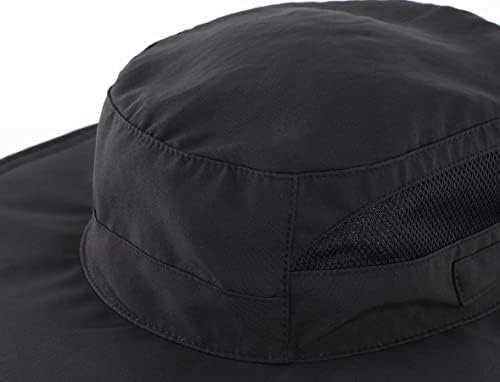 Connectyle Men's Outdoor Boonie Sun Hat hat UV заштита риболов пешачење за кампување за кампување