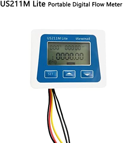 Сензор за дигитален проток на проток на проток, транспарентен сензор за проток 1-30lpm 4.5V читач на проток со ниска потрошувачка