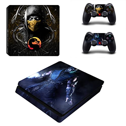 За PS5 Disc - игра Ninja Mortal Најдобра војна Комбат x PS4 или PS5 налепница за кожа за PlayStation 4 или 5 конзола и контролори