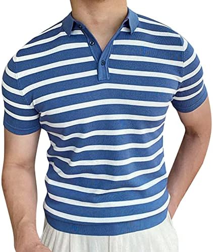 Плус врвови за големина за мажи, мажите летни врвови основни лабави лабави кратки ракави маички со цврста боја на обична блуза со џеб