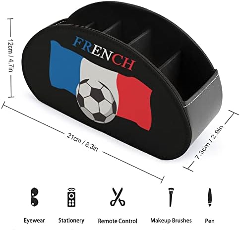 Француски Фудбалски Фудбал Држач За Далечинско Управување Организатор На Кожна Маса За Канцелариски Материјали Далечински Управувач