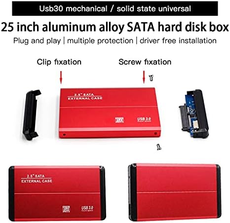 Конектори USB3.0 HDD куќиште за 2,5 инчи SATA хард диск кутија Мобилен HDD Case 450m/s Поддршка за голема брзина 7/9,5 mm HDD Box 2021 -