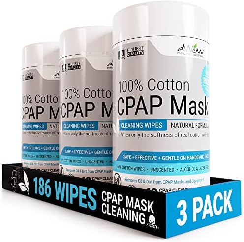 Зачудувачки Професионални марамчиња за чистење CPAP - Недоставени памук, направете го чистењето CPAP маска лесно за дневно одржување