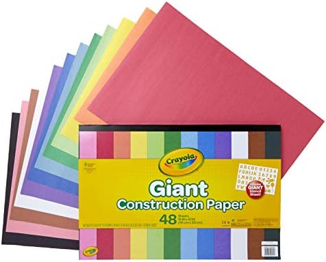 Crayola гигантска градежна хартија подлога 18 x12 -48 листови w/матрик