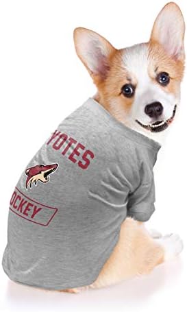 Маица за домашно милениче на Littlearth NHL UNISEX-ADULT со лого и име на тимот