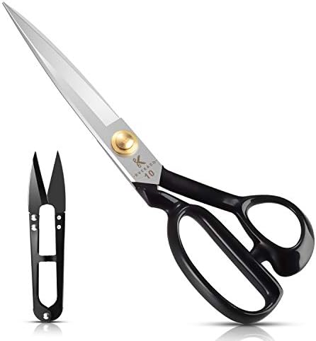 Ножици За шиење Ножици Од 10 Инчни Ткаенини Ножици За Облекување Тапацир Канцелариски Ножици За Кројачи Кројачи, Најдобро За Сечење