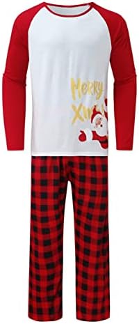 СЕМЕЈНИ Пижами XBKPLO, Божиќни Пижами, Украсни Пижами Поставени Со Разни Дезени Божиќни Пижами Семејно Име