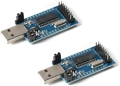 Essесини 2PCS CH341A Модул Индустриски USB до сериски модул за адаптер Паралелен конвертор модул USB до UART IIC SPI TTL ISP EPP MEM сериски