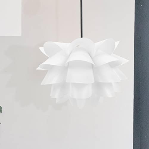 Анголии за склопување загатка за лабави лотос цветна ламба сенка таванот светло покритие декоративна лустер ламба сенка за дома кафе