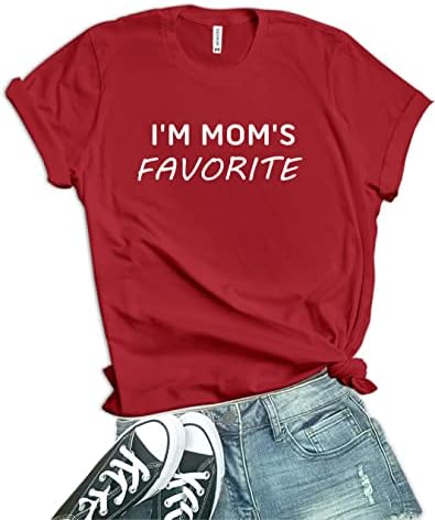 Делум Им мајки омилена маица - саркастични графички смешни маици за жени