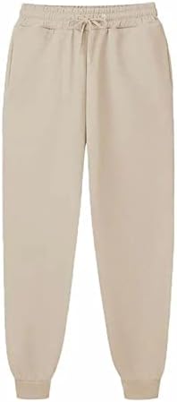 Џогери за жени со памук со високи половини памучни панталони за дно пот y2k атлетски панталони со џебови пешачки панталони