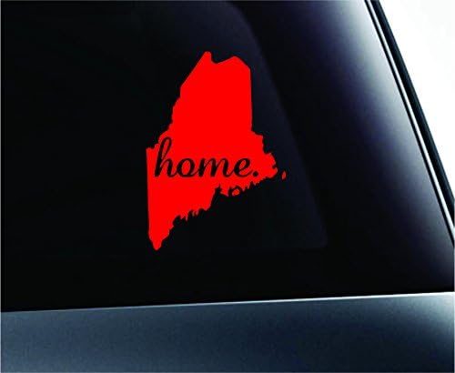 Домашна држава Мејн симбол Декл Семејство Loveубовен автомобил налепници на налепници