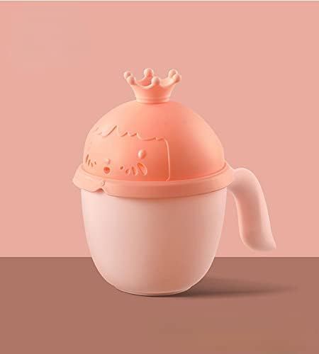 Mzshubao Бебе шампон чаша бебе туш шампон чаша цртан филм покритие шампон лажица симпатична лажица за наводнување розова