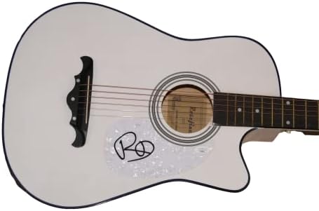 Расел Дикерсон потпиша автограм со целосна големина акустична гитара C w/James Spence автентикација JSA COA - Суперerstвезда во земјата -
