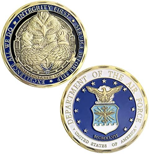 Патпав Воздухопловните Сили Предизвик Монета USAF Airman Благодарен Предизвик Монета