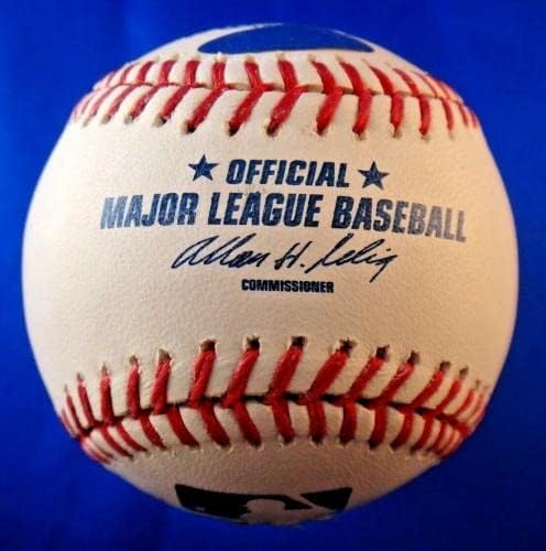 Хенк Арон Пит Роуз Кал Рипкен потпиша официјален бејзбол МЛБ Штајнер Холограм - автограмирани бејзбол