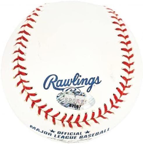 Мајк Камерон и Брет Бун автограмираа официјални MLB бејзбол MCS HOLO 89087 - Автограм Бејзбол