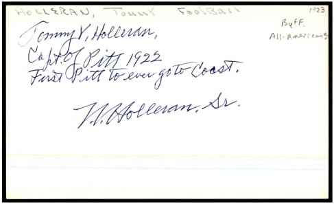 Том Холеран Потпиша Индекс Картичка 3х5 Автограм Бафало Д: 1972 87475-Мак Намалување На Потписи