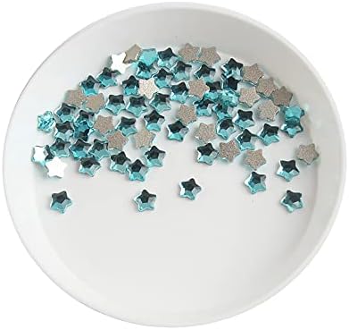HJKOGH Нов мини симпатичен 4мм дебел пентаграм рамен бек на ноктите уметност ригистони кристални камења 3D DIY Декорирајте маникир