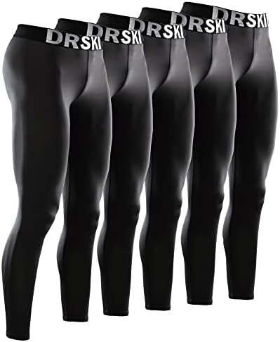 Drskin 5, 4, 3 или 1 пакувања за компресивни панталони за компресија Хупки за чување спортски базели кои работат атлетски тренингот активен