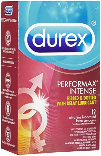 Durex Performax Интензивно подмачкани латекс кондоми-12 КТ
