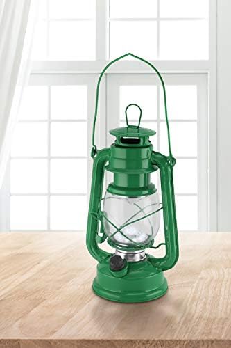 Finelife производи Колонијален фенер 15 LED-Green Classic Lantern Styling со модерна LED технологија. Кул за допир, лесен, лесен