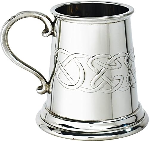Јас Luv Ltd Кримкирање подарок Танкард 1/4 пинс шкотски врежана келтска бебе кригла чаша гравура за гравура на располагање