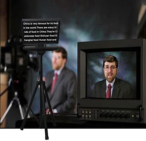 XueSha HD Beamsplitter Glass TelePrompter Tablet за правење видео за снимање на интервју за интервју за проследување на говорот до стаклото за