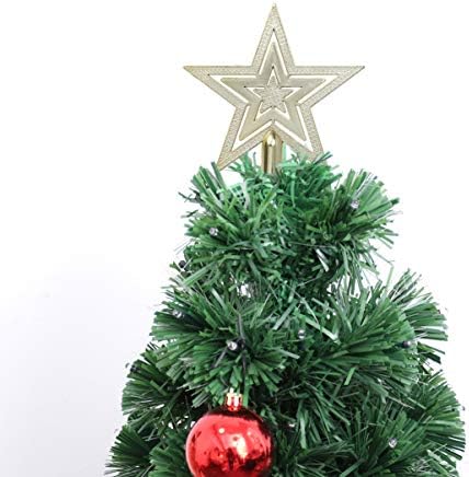 Бестојард Лед Декор Новогодишна Елка Топер Сјај Ѕвезда Божиќна Елка Топер Божиќна Елка Украсно Дрво Ѕвезда Украс За Празнична