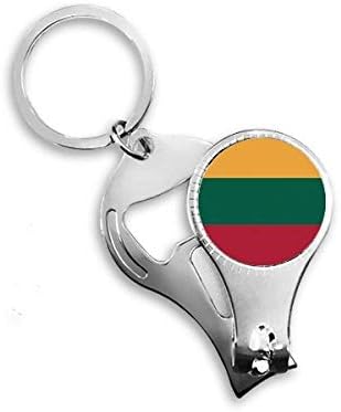 Национално знаме на Литванија, Европа земја, нокти прстен прстен клуч за шишиња со шишиња со шише, клипер