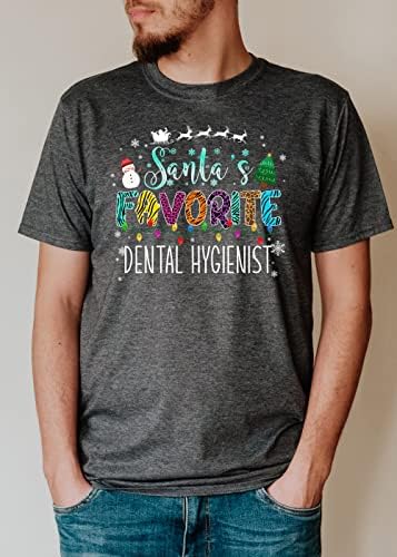 Божиќни кошули за стоматолошки кошули Moobla за стоматолошки асистент, кошула за стоматолошки хигиеничар, подарок за стоматолошки асистент