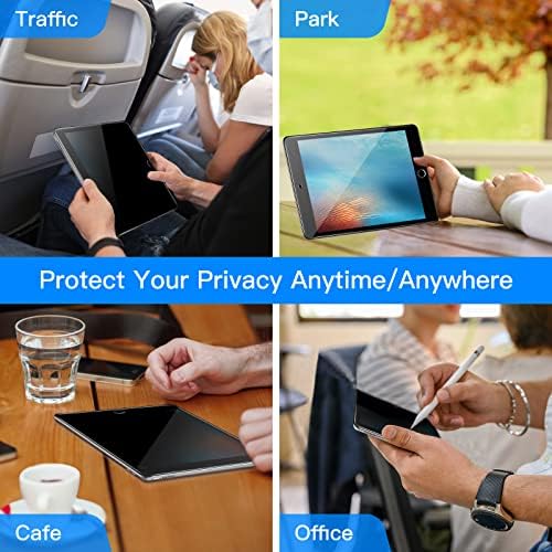 Заштитник На Екранот За Приватност на JETech за iPad, iPad Air 2/1, iPad Pro 9,7-Инчен, Анти-Шпионски Калено Стакло Филм