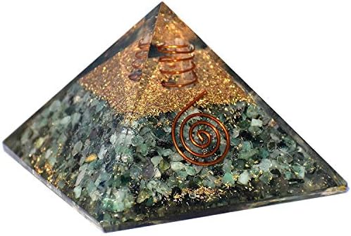 Aadhya Wellness Reiki Pyramid Orgonite Crystal Vastu Chakra Healing Stone Позитивна енергија и здравствено заздравување здравствено