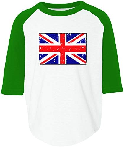 Амдеско Велика Британија знаме Обединетото Кралство Велика Британија британско дете Раглан кошула