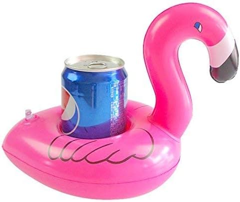 ХДШИМАО Фламинго Надувува Подлоги, Држач За Пијалоци На Надувување Пливачки Подлоги 12-Пакет