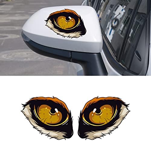 Јамуда Автомобил Ретровизор Очи Смешни 3д Налепници За Украсување На Телото Што Блокираат Гребнатини 2 Еез