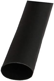 Х-DREE Топлина Смалуваат Цевка Жица Заврши Кабел Ракав 2 Метри x 5.5 мм Внатрешна Диа Црна (Манга дел кабел de envoltura дел кабел