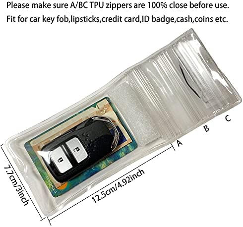 Dripac KP01 Пловечки водоотпорен автомобил клуч за водоотпорен паричник водоотпорни држачи/торбички за ушни средства за лична карта за лична