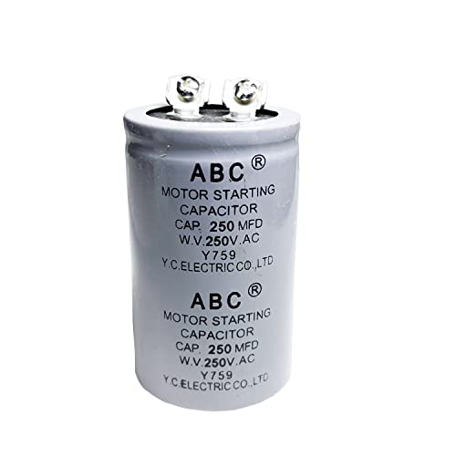 ABC кондензатор 250MFD 250UF 250VAC Цилиндричен кондензатор за почеток на моторот AC