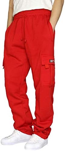 Zуер машки панталони за карго опуштени вклопени еластични влезови на половината за џемпери, мулти-џебови, обични пешачење џогер борбени панталони