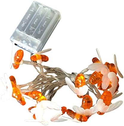 LED светлосна жица USB далечински управувач со очила за сонце, мала жица, светлосна батерија светлосна просторија Пчела Декорација