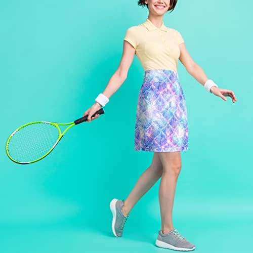Chill · Tekенски женски колено должина Атлетски тениски здолништа Голф Скортс со шорцеви со високи половини што трчаат тренингот