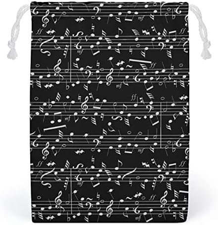 Музичка Нота Печатена Симпатична Торба За Влечење Торбички За Патување Торбички За Шминка За Козметика