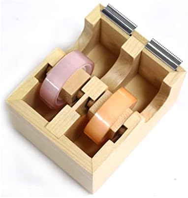 N/A креативна дрвена двојна лента за диспензерот за диспензери за маскирање Организатор за сечење држач за држач за држач за држач
