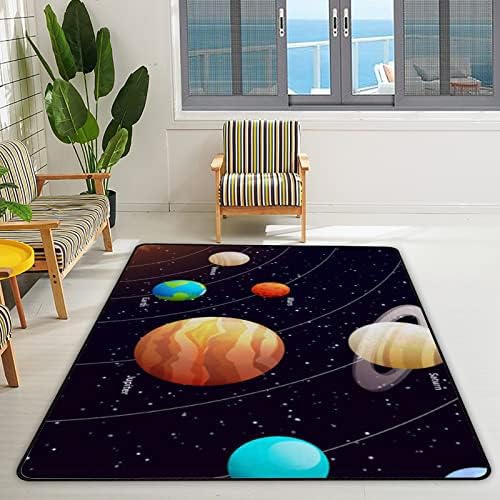 Xollar 80 x 58 во големи детски области килими соларни системи вселенски планети мека расадник бебе плејматски килим за детска соба за играње дневна