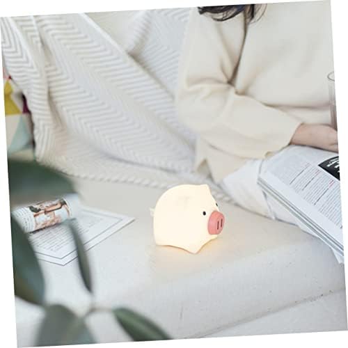 ZTHOME 3PCS декорација LED бело за ноќна функција за полнење расадник USB светло со маса за бебиња за бебиња за бебиња, креветчиња