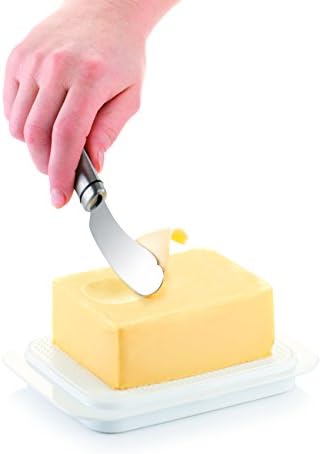 Здрав контејнер Tescoma за чистота на фрижидерот, чинија со путер, 15,2 x 11,3 x 6,6 см, разновиден