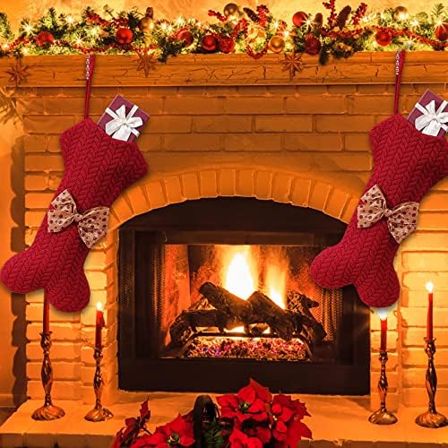 Гроздобер фолија Божиќни украси коски бонбони чорапи чорапи персонализирани камиони со камин Плишани Божиќни украси и додатоци