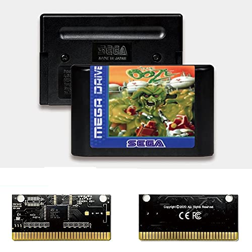 Royal Retro The Ooze Eur Label FlashKit MD Electraless Gold PCB картичка за Sega Genesis Megadrive Video Game Console